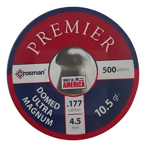 Balines Crosman Domed Ultra Magnum Premier 4.5mm 10,5g X500u