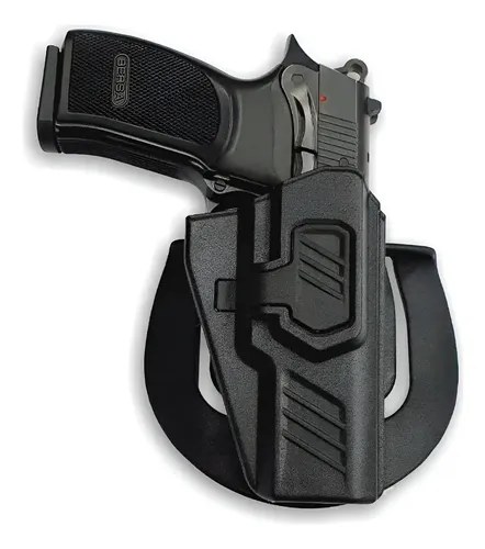 Funda Pistolera Houston Tpr9 Nivel 2 Polímero Negro Diestro
