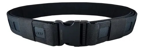 Cinto Cinturon Tactico Boer Molle Negro Laser Cut Orion Negro Lisa L (130 Cm)