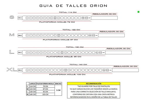 Cinto Cinturon Tactico Boer Molle Verde Laser Cut Orion Verde Oliva Lisa Xl (40 Cm) - 2