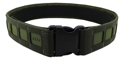 Cinto Cinturon Tactico Boer Molle Verde Laser Cut Orion Verde Oliva Lisa L (130 Cm)