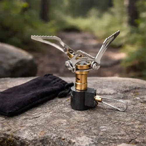 Anafe Mini Portátil Plegable Calentador Camping Gas Ligero
