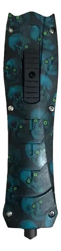 Navaja Automatica Frontal Otf Retráctil Rompe Vidrios Verde