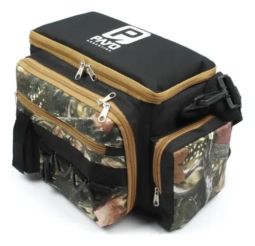 Bolso De Pesca Riñonera Vadeo Payo Con 4 Cajas Para Señuelos Color Axis