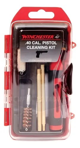 Kit Limpieza .40 10mm Gunmaster 14 Piezas Baqueta Bronce Kit