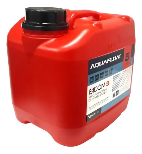 Bidon De Nafta Combustible 5l Aquafloat Rojo