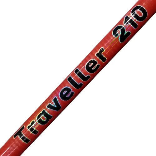 Combo Conjunto De Pesca Compacto Traveller 210m Con Reel Rojo - 2