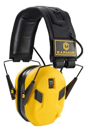 Protector Auditivo Earmor M300x 4 Microfonos Amarillo
