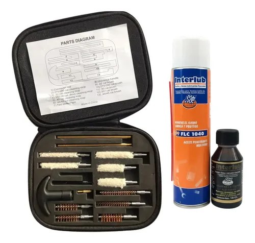 Kit Universal De Limpieza + Lubricante + Desencobrante Armas