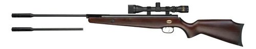 Rifle Aire Comprimido Beeman Rs3 2 Cañones 1000 Fps Con Mira Marrón/negro 5.5 Mm