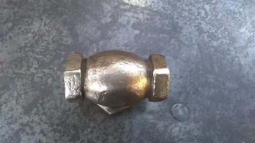 Antigua Válvula De Retención De Bronce A Clapeta 1 Pulgada - 2