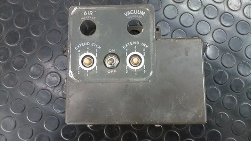 Panel De Control De Máquina Gráfica