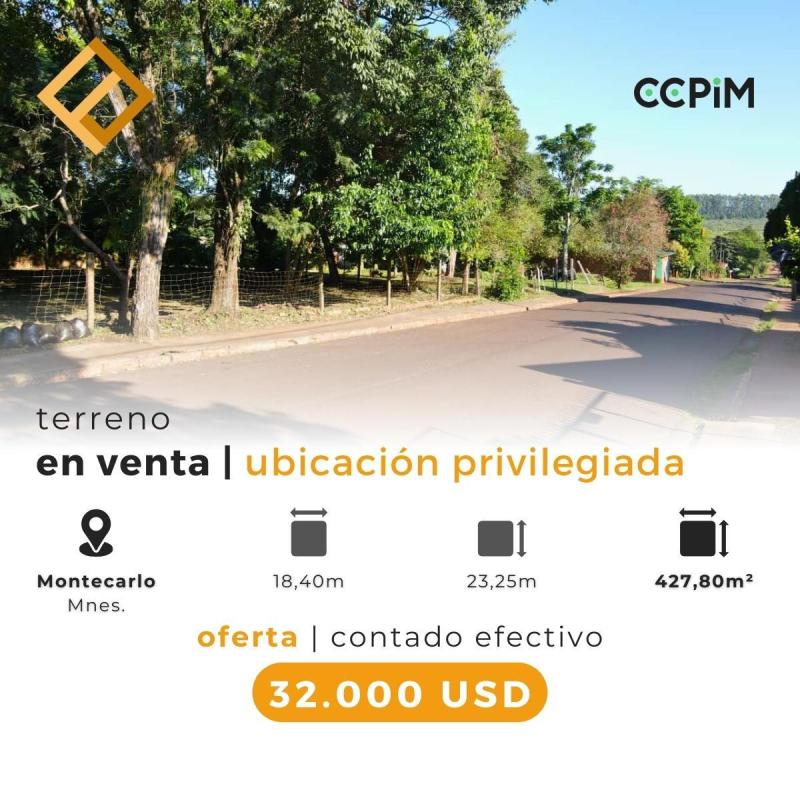 Terreno en Venta | Montecarlo en ubicación estratégica