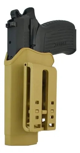 Funda Pistolera Táctica Boer Nivel 2 Para Bersa Tpr9 Diestro Arena - 4
