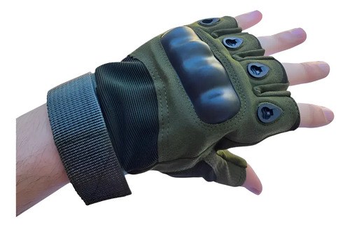 Guantes Tacticos Dedos Cortados Policia Fuerzas Armadas - 4