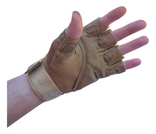 Guantes Tacticos Dedos Cortados Policia Fuerzas Armadas - 10