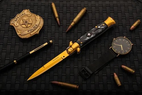 Navaja Estilete Automático Cuchillo Con Seguro Razor Premium - 7
