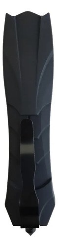 Navaja Daga Automática Frontal Retráctil Rompe Cristales Negro - 4