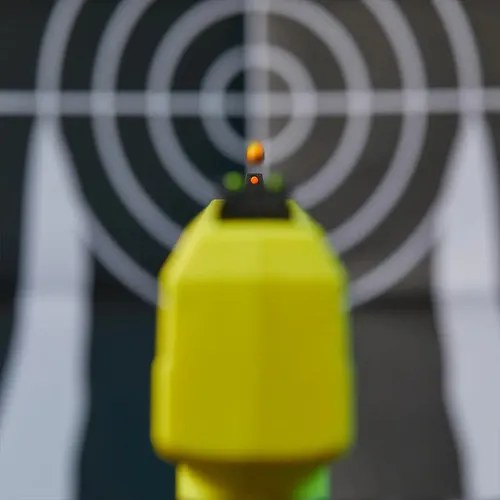 Pistola Disuasiva Sabre Kit Traumático Gas Pimienta No Letal Amarillo - 5