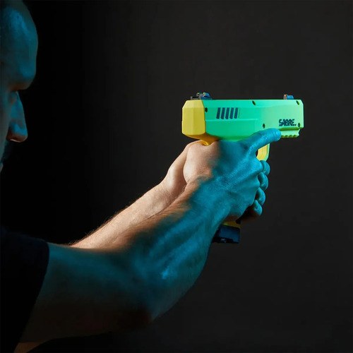 Pistola Disuasiva Sabre Kit Traumático Gas Pimienta No Letal Amarillo - 8