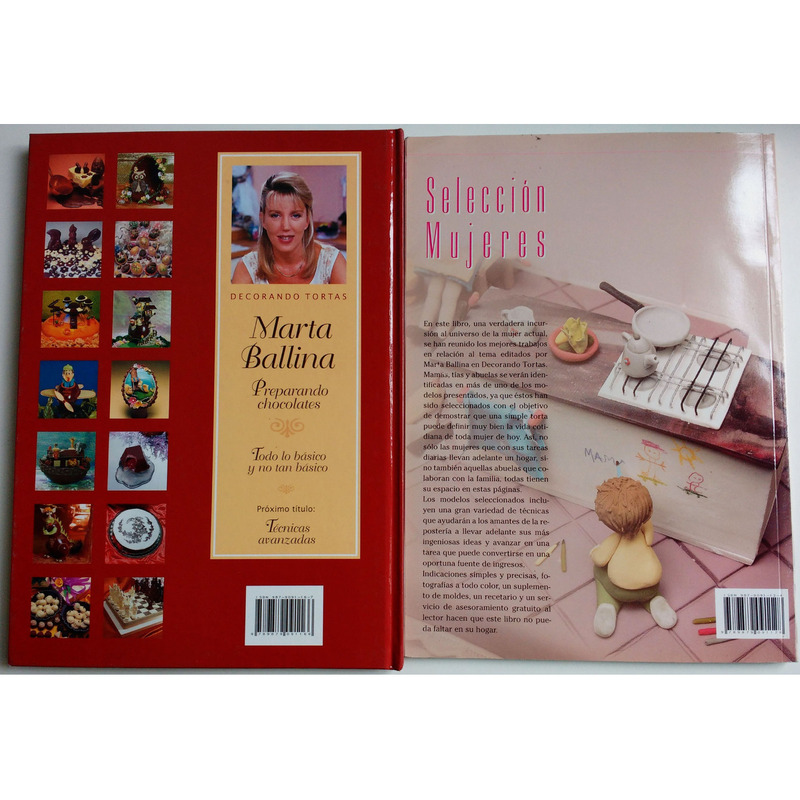 Lote 2 libros sin uso de Marta Ballina - Decoración de tortas y chocolatería - 2
