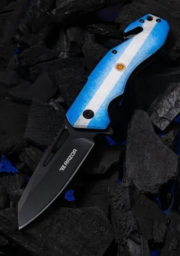 Navaja Tactica Rescate Militar Cuchillo Supervivencia Razor Argentina - 6