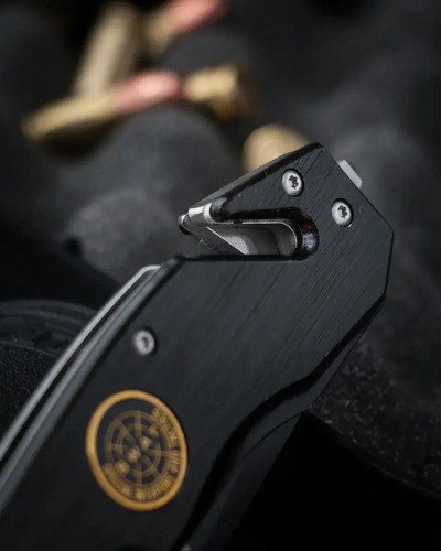 Navaja Tactica Rescate Militar Cuchillo Supervivencia Razor Negro - 7