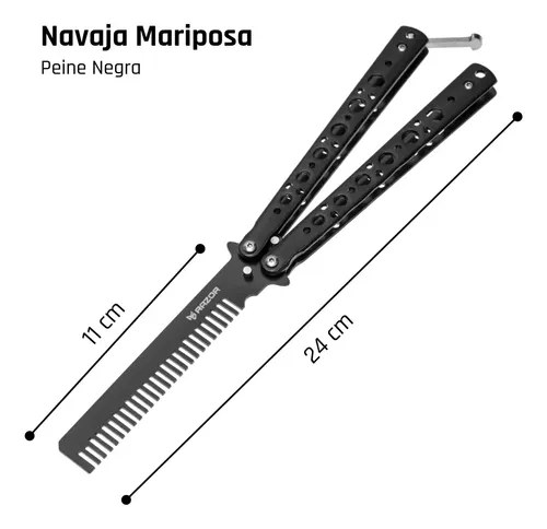 Navaja Peine Mariposa Sin Filo Csgo Cuchillo Practica Razor - 10