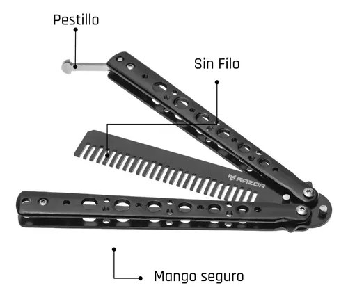 Navaja Peine Mariposa Sin Filo Csgo Cuchillo Practica Razor - 11