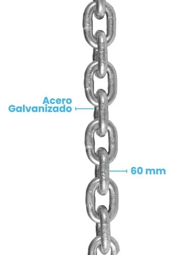 Ancla Imperdible Ra5 + Grillete 5/16 + Cadena 2 Mts Combo - 5
