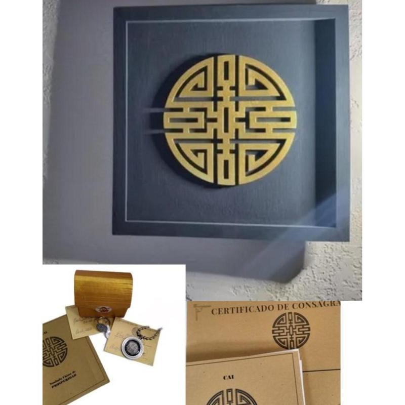 Combo Cuadro y Medalla Cai Prosperidad-consagrados-baul-manual - 4