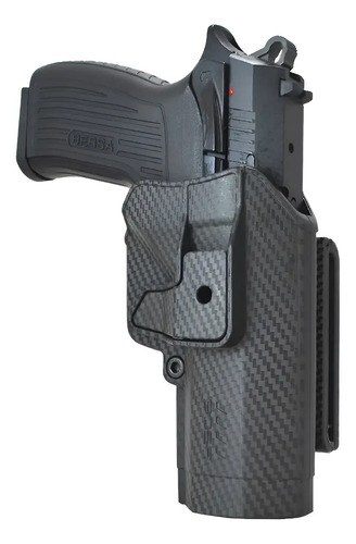Funda Pistolera Nivel 2 Bersa Thunder Tpr9 Pro Carbono Boer Diestro Carbono - 4