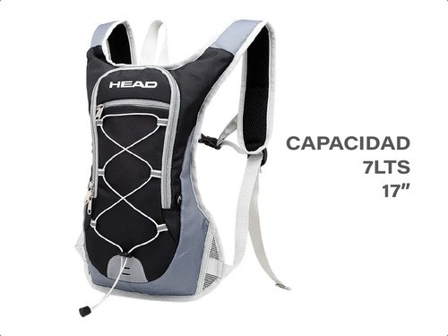 Mochila Deportiva Running Head Maratón Ultraliviana Azul Liso - 8