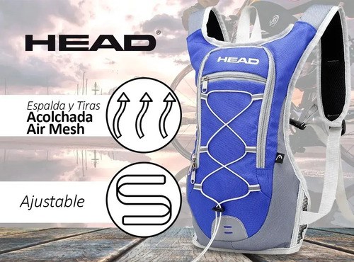 Mochila Running Head Deportiva Liviana Ciclismo Anatómica - 4