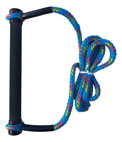 Manillar Para Ski De 22m De Largo Cabo De 16 Hilos De 8mm Celeste - 4