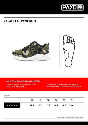 Zapatillas Payo Walk Hombre Suela Reforzada Anti Deslizante - 4