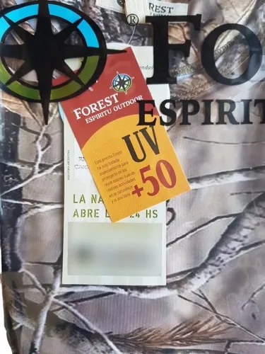 Remera Manga Larga Forest Camuflado Bosque Proteccion Uv +50 - 4