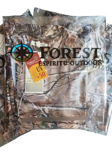 Remera Manga Larga Forest Camuflado Bosque Proteccion Uv +50 - 5
