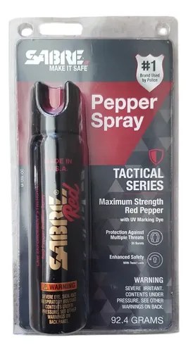 Gas Pimienta Paralizante Sabre Red Usa 92.4 Gr Autodefensa Negro - 4