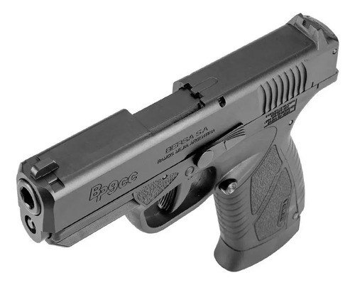 Pistola Asg Bersa Bp9cc 4.5mm Blowback + Garrafas Y Balines Negro 4.5 Mm - 5