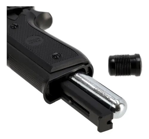 Pistola Co2 4,5mm P92 Polimero Corredera Fija Rbn Tactical Calibre 4.5 Mm Color Negro - 6