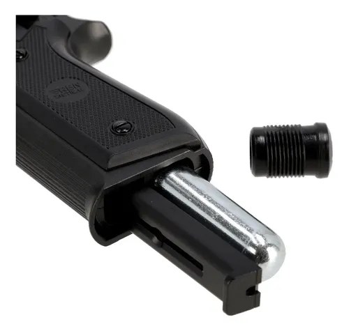 Pistola Co2 4,5mm P92 Polimero Corredera Fija Rbn Tactical Calibre 4.5 Mm Color Negro - 7