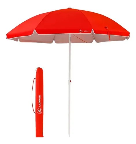 Sombrilla De Playa Jardin Premium Reforzada 1.80m Reclinable - 6