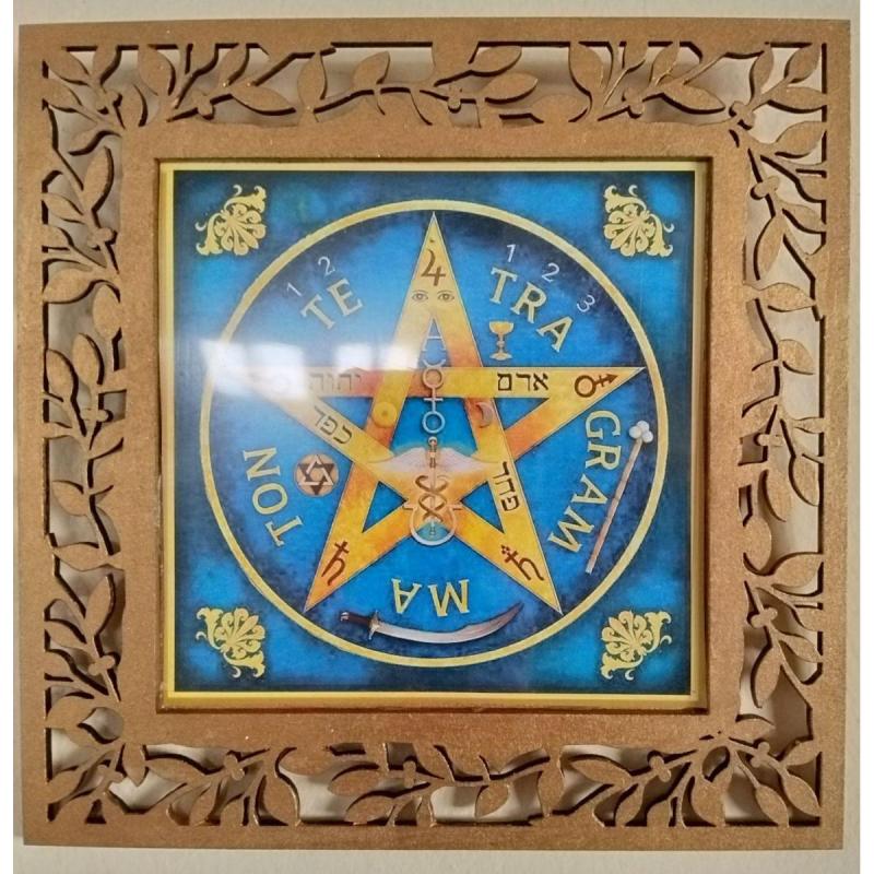 Tetragrammaton Cuadros Consagrados para el Hogar-Trabajo