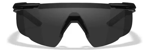 Anteojos Tácticos Wiley X Saber Blindados Tiro Dos En Uno Grey Clear - 5