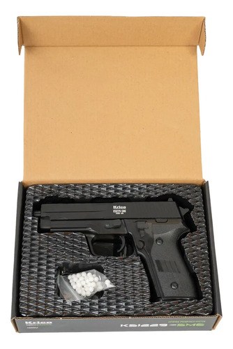 Pistola Krico Ksi229-sm6 6mm Resorte Metal Negro 6 Mm - 6