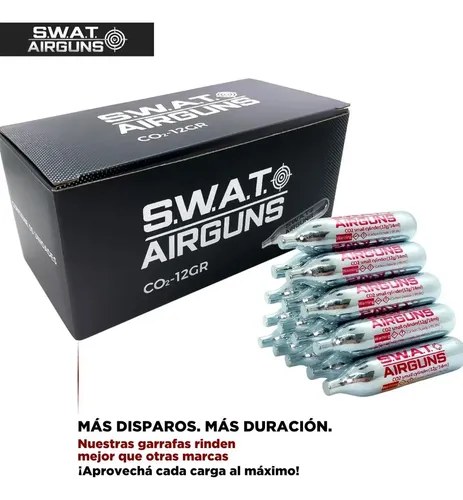 Postas Vesta Defense X50 Polímero Balines + Garrafas Co2 12g - 5