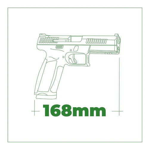 Pistola Asg Bersa Bp9cc Gas Co2 4.5mm Blowback Semiautomática Negro 4.5 Mm - 5