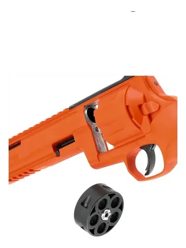 Revolver Disuasivo Defensa Umarex T4e Hdr / Tr68 Kit Calibre 1727.2 Mm Color Naranja - 4