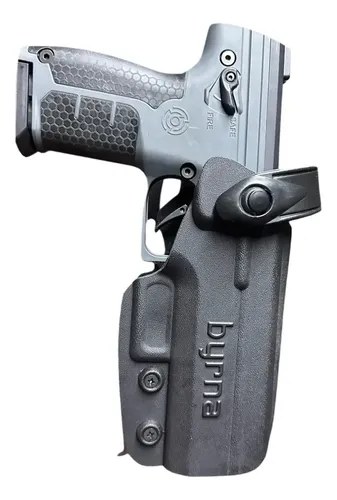 Pistolera Funda Holster Pistola Disuasiva Lanzadora Byrna Sd Zurdo Negro - 5